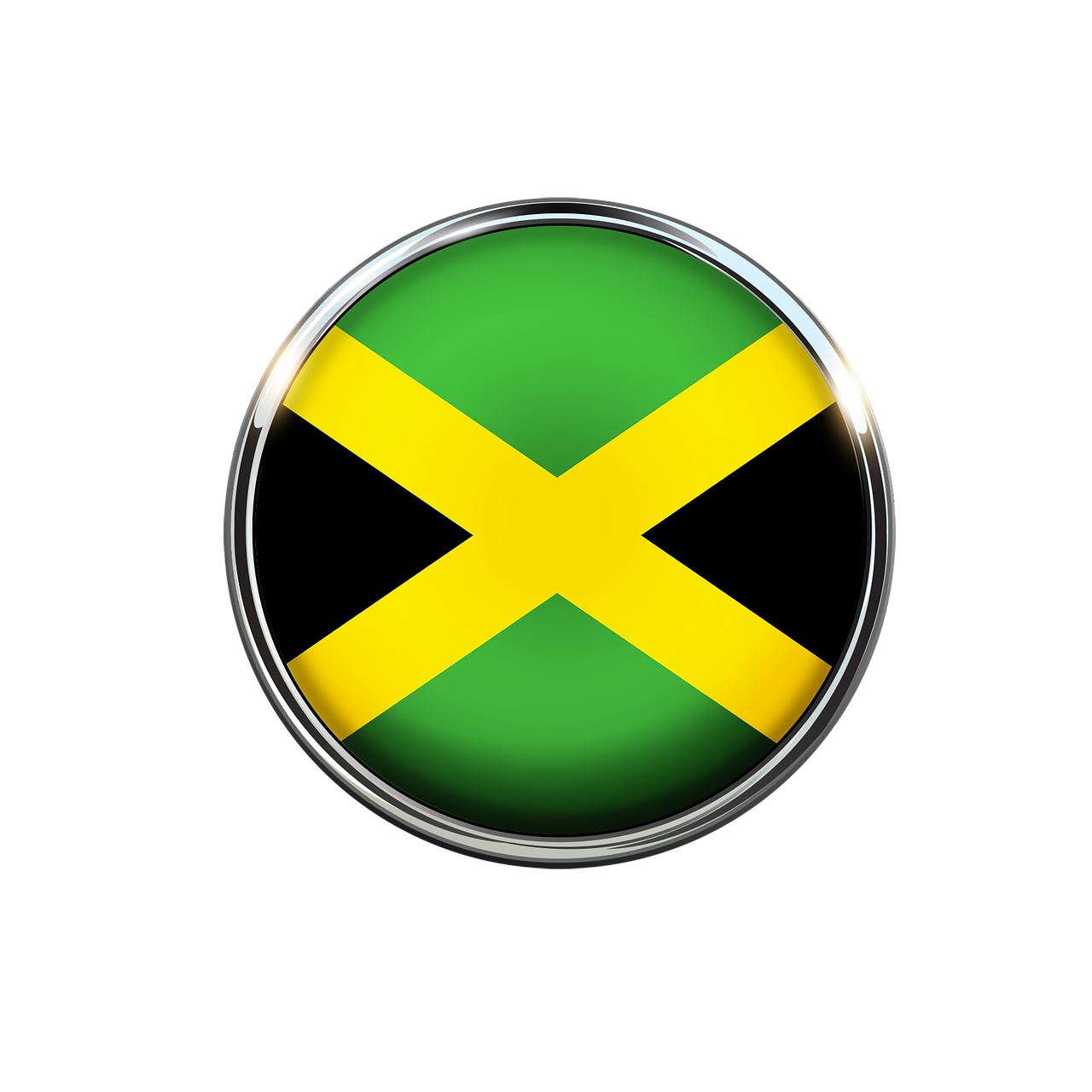 jamaica flag circle free photo