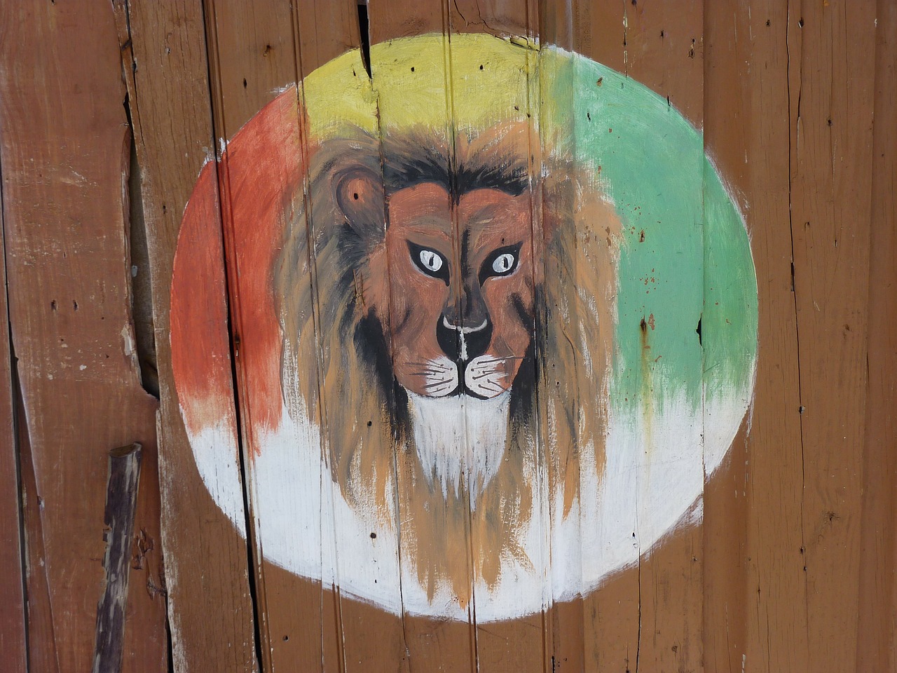 jamaica painting lion free photo