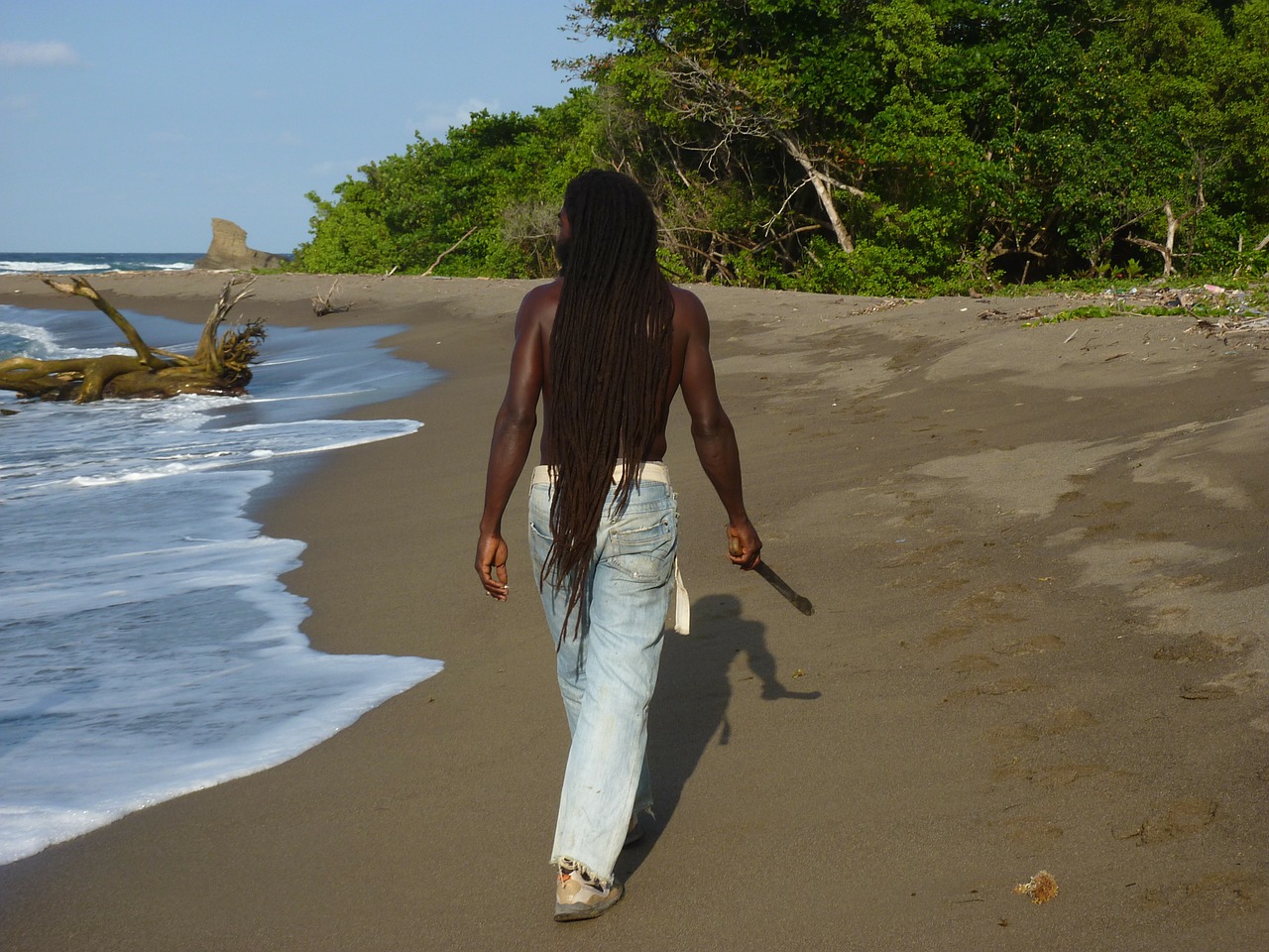 jamaica beach rasta free photo