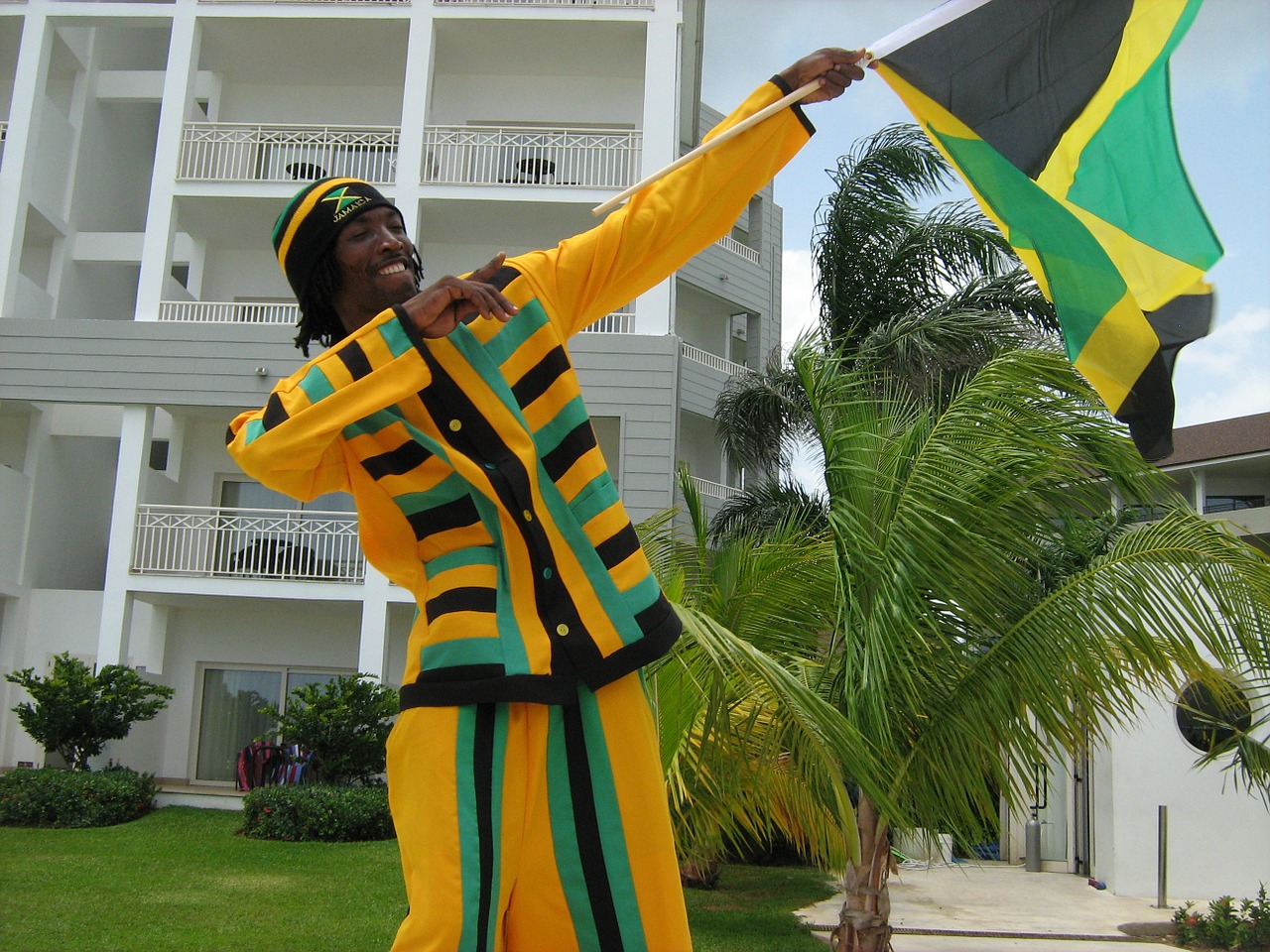 jamaica celebration flag free photo