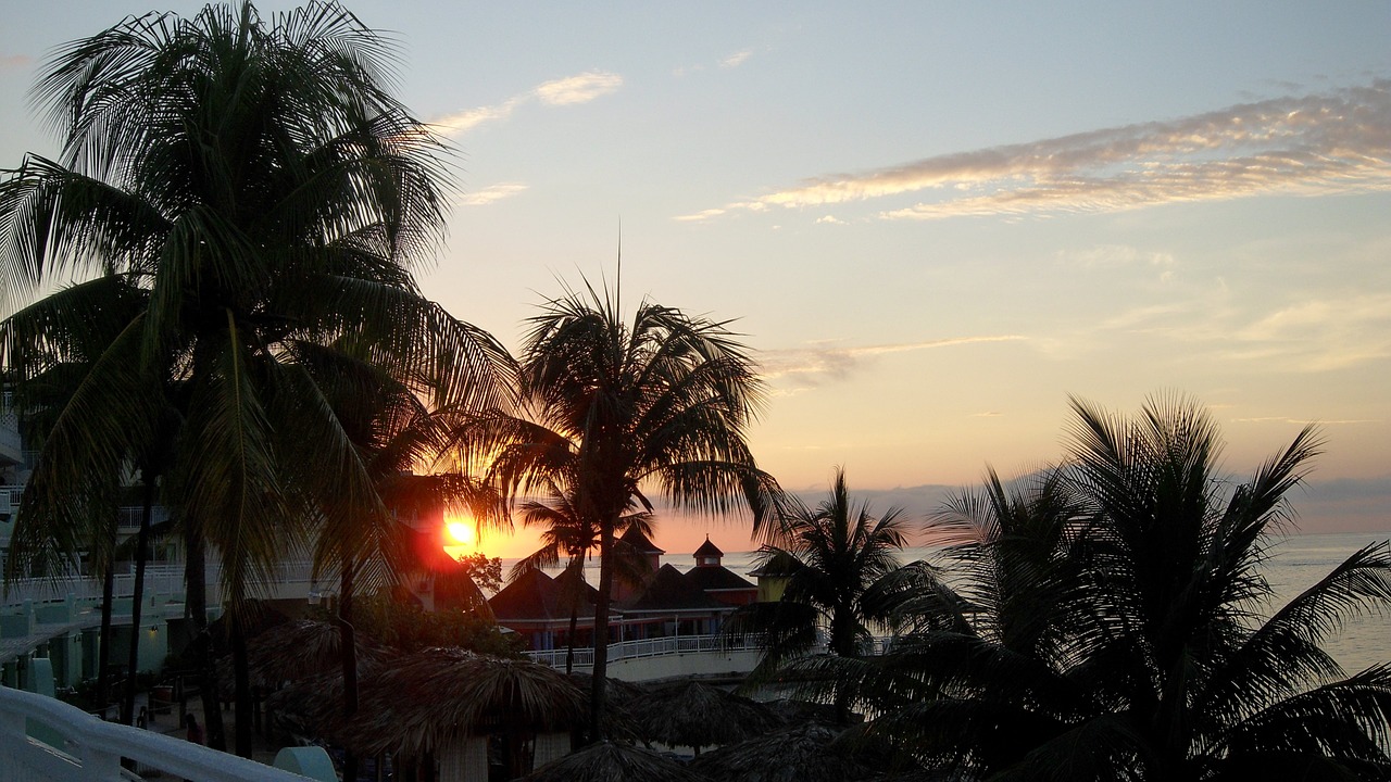 jamaica sunset cari free photo