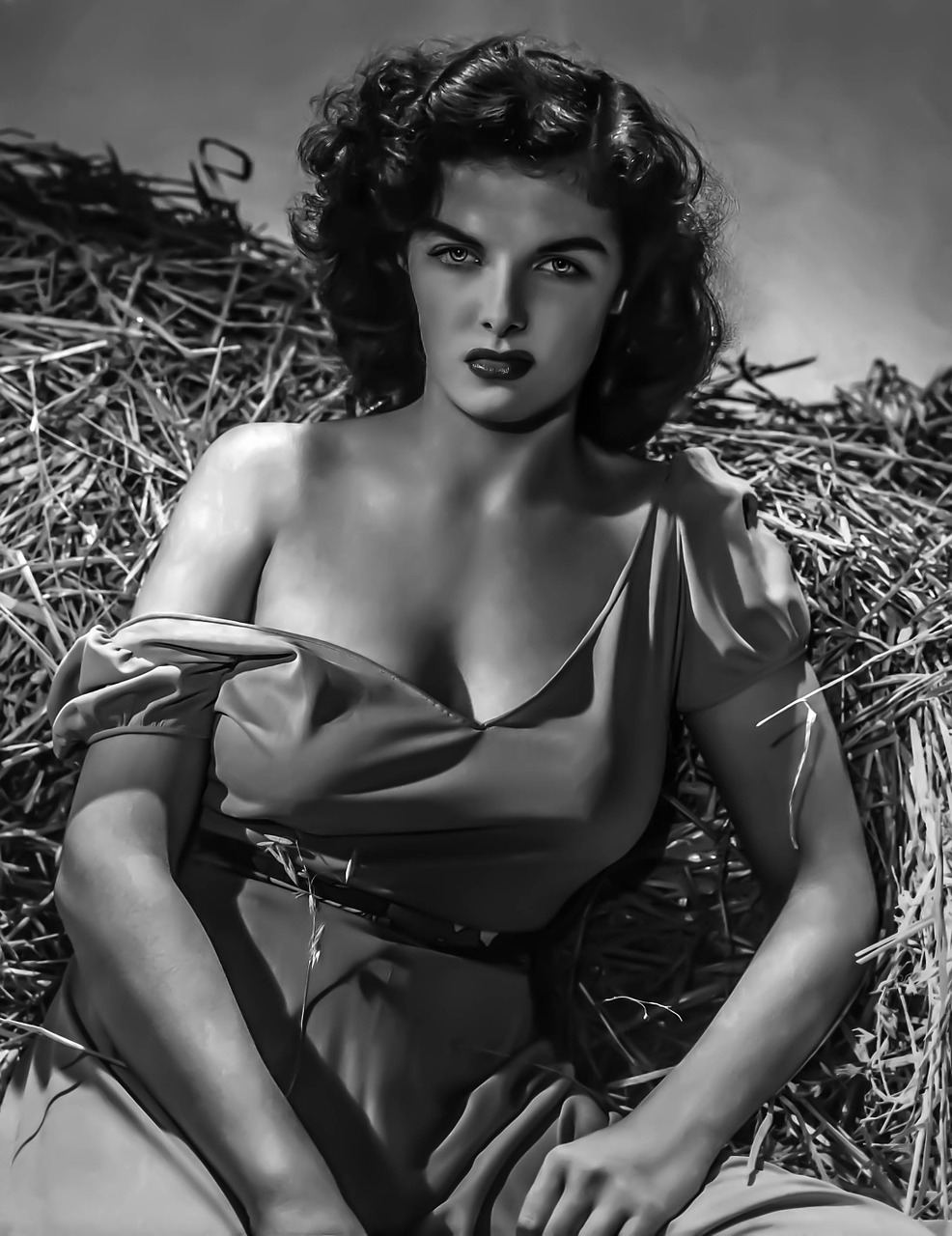 jane russell-female portrait hollywood free photo