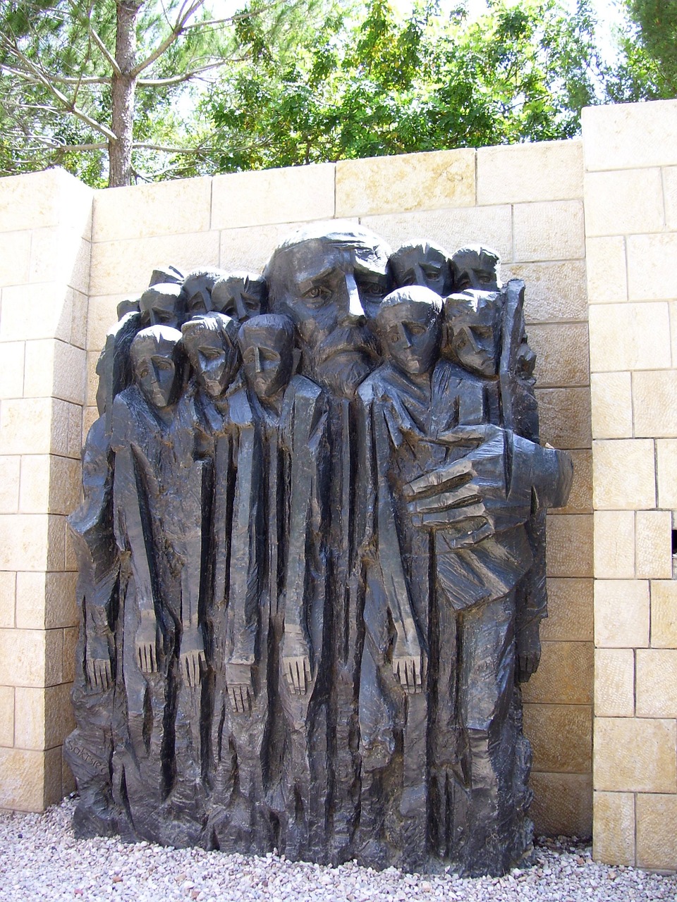 janusz korczak monument israel free photo