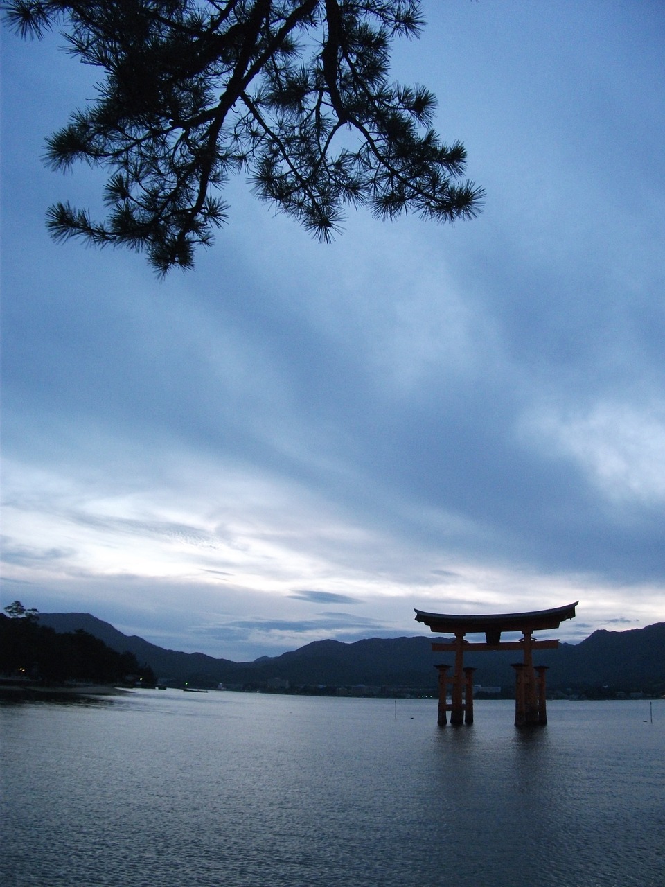 japan shrine sunset free photo