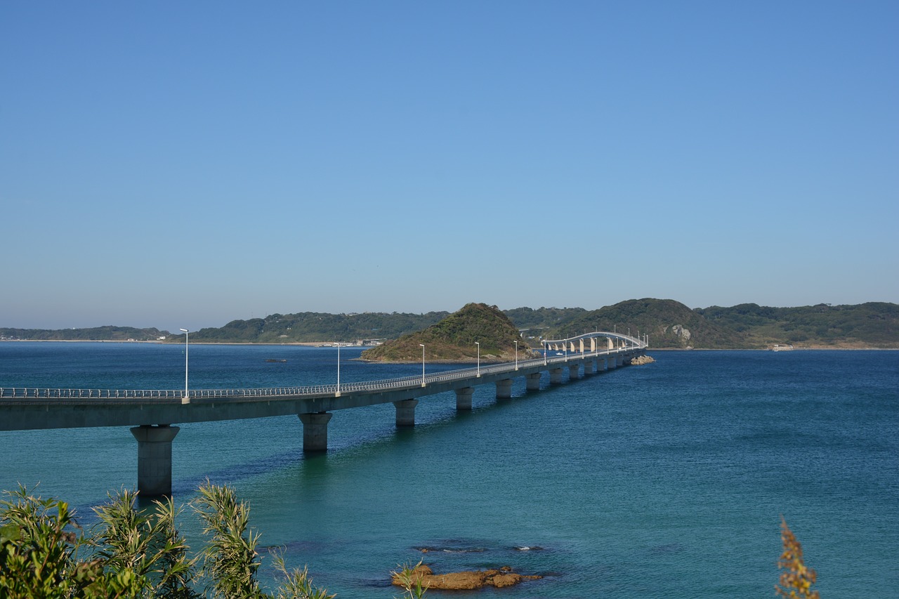 japan yamaguchi tsunoshima island free photo