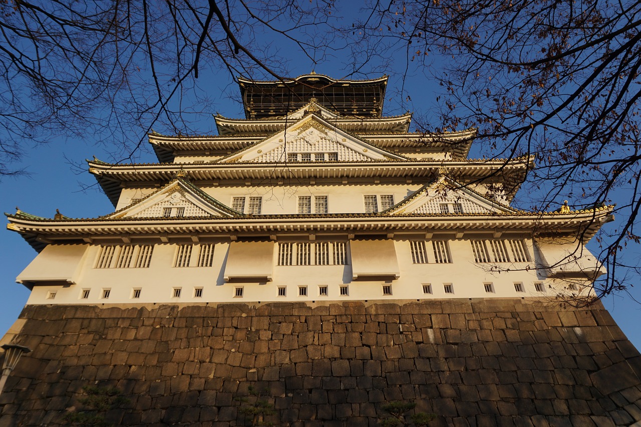japan castle osaka free photo