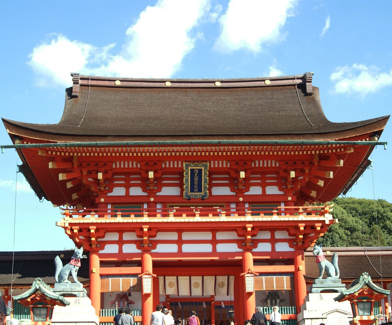 japan kyoto fushimi inari shrine free photo