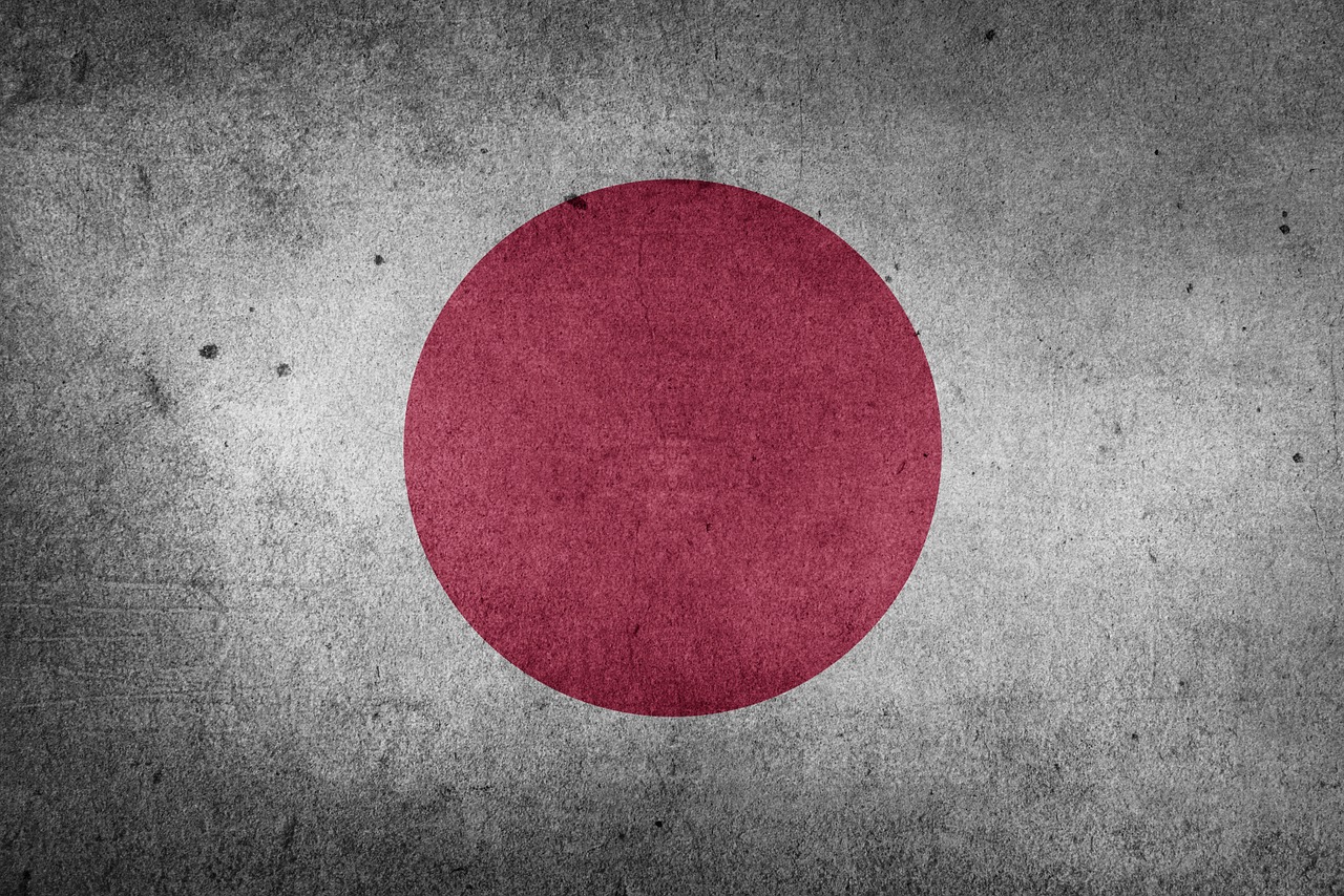 japan flag national flag free photo