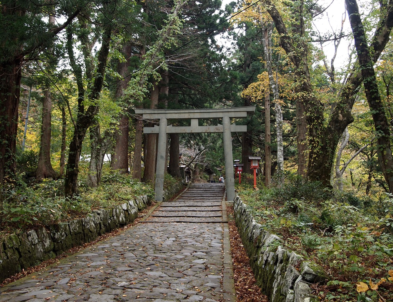 japan take island mountains free photo