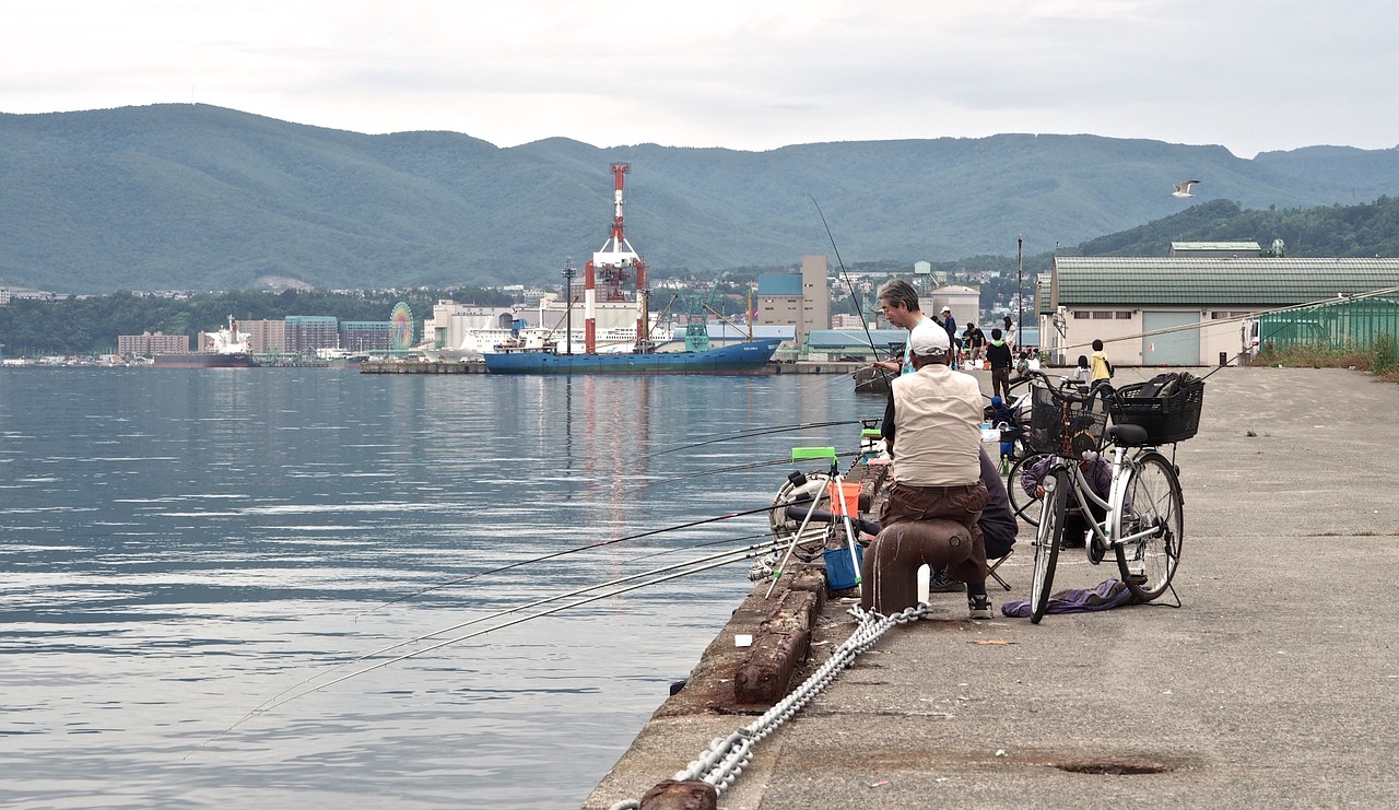 fishing people japan free photo