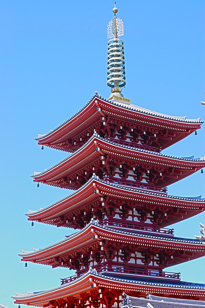 japan pagoda old building free photo