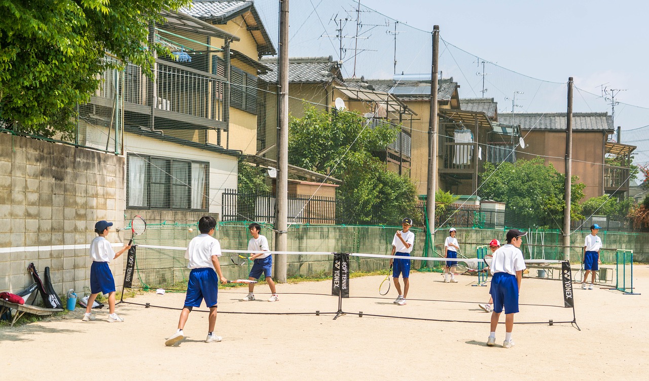 japan school tennis free photo