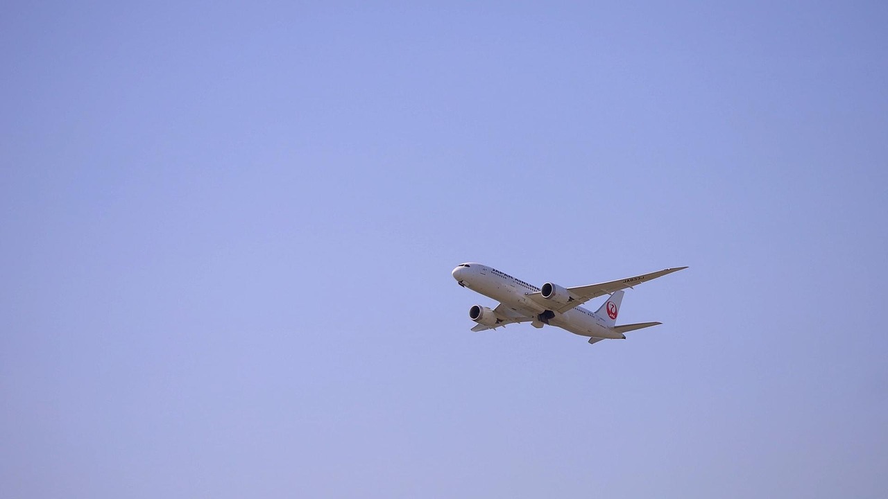 japan kansai international airport blue sky free photo