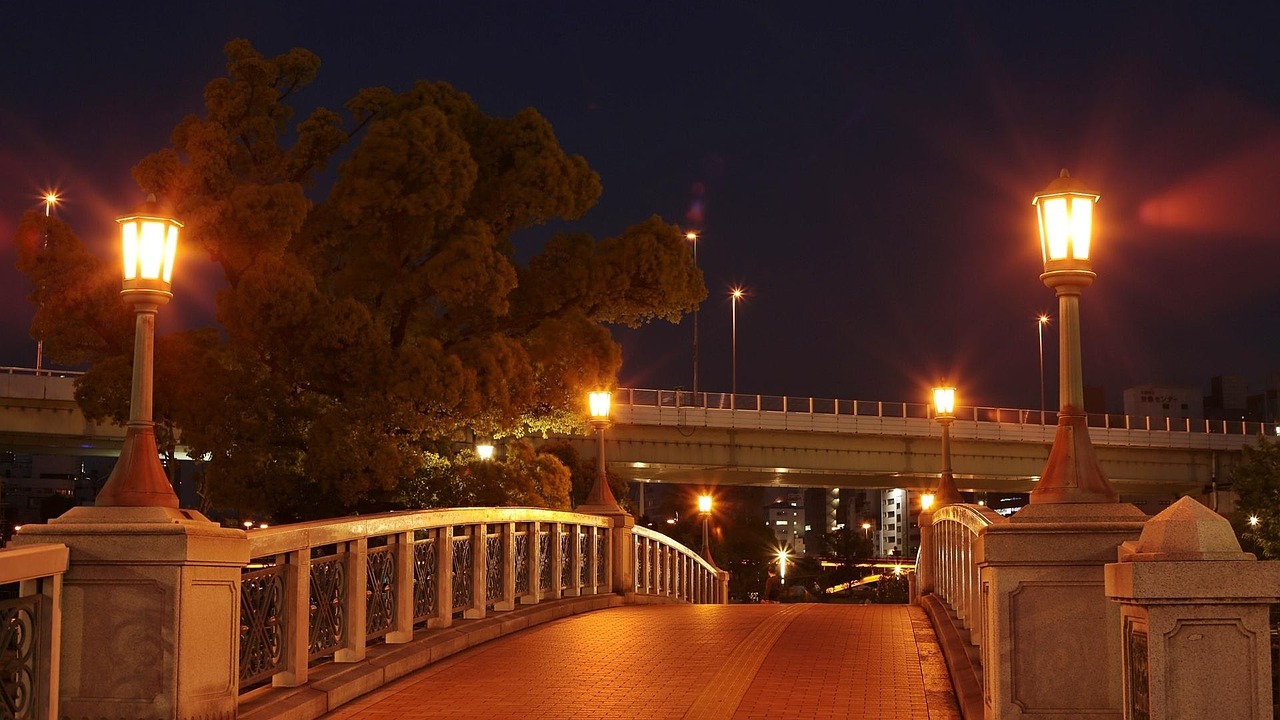 japan osaka bridge free photo