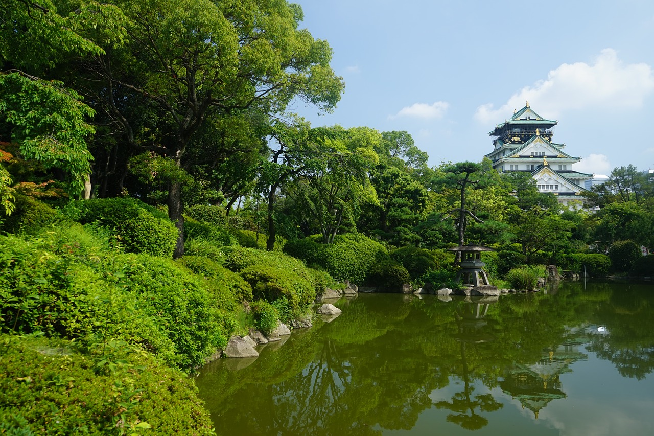 japan osaka park free photo