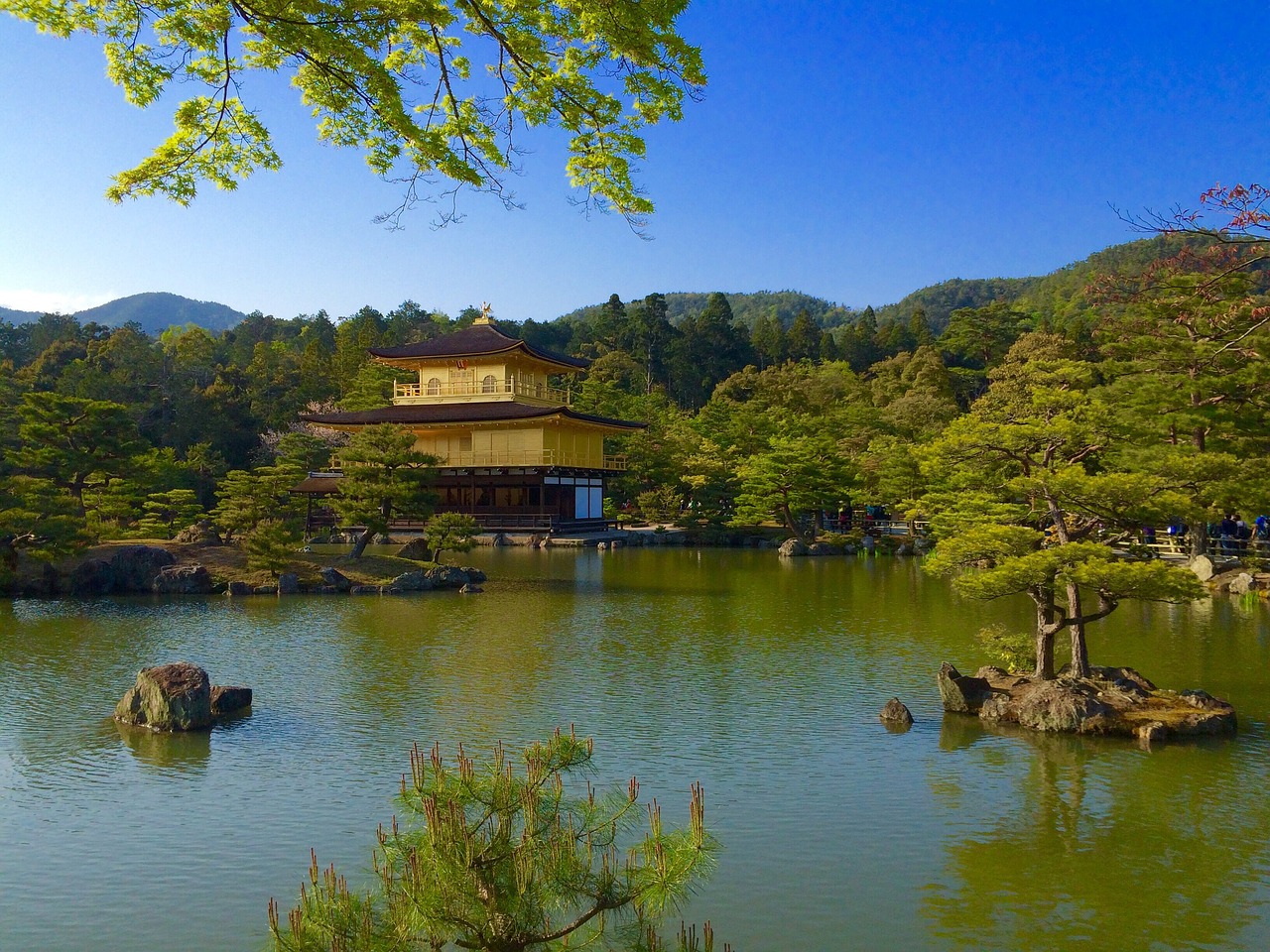 japan temple of the golden pavilion vision free photo
