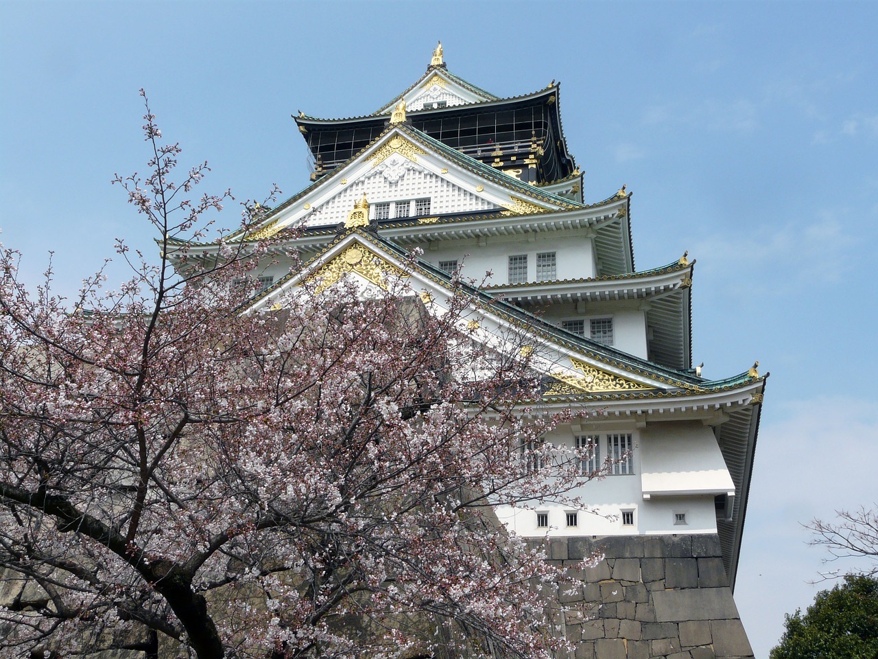 japan osaka castle free photo
