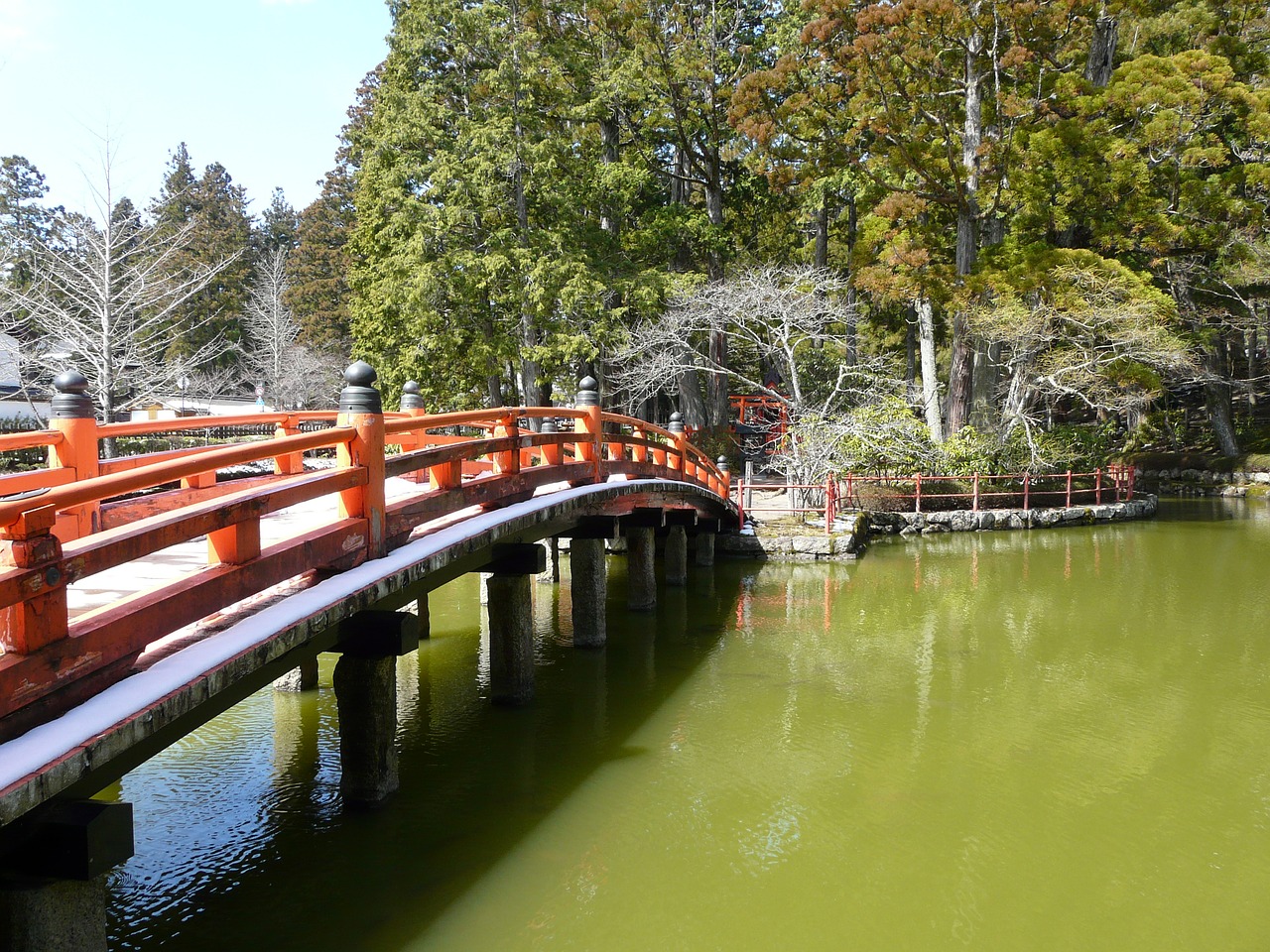 japan koyasan bridge free photo