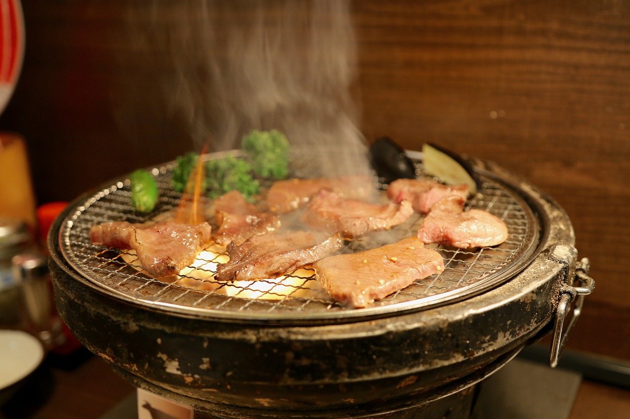 japan gourmet barbecue free photo