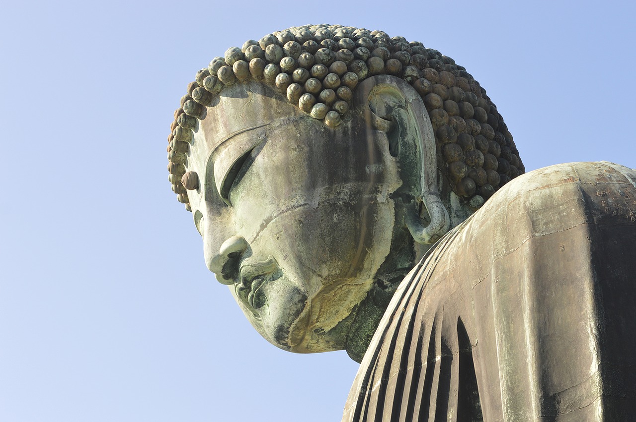 japan big buddha bronze free photo