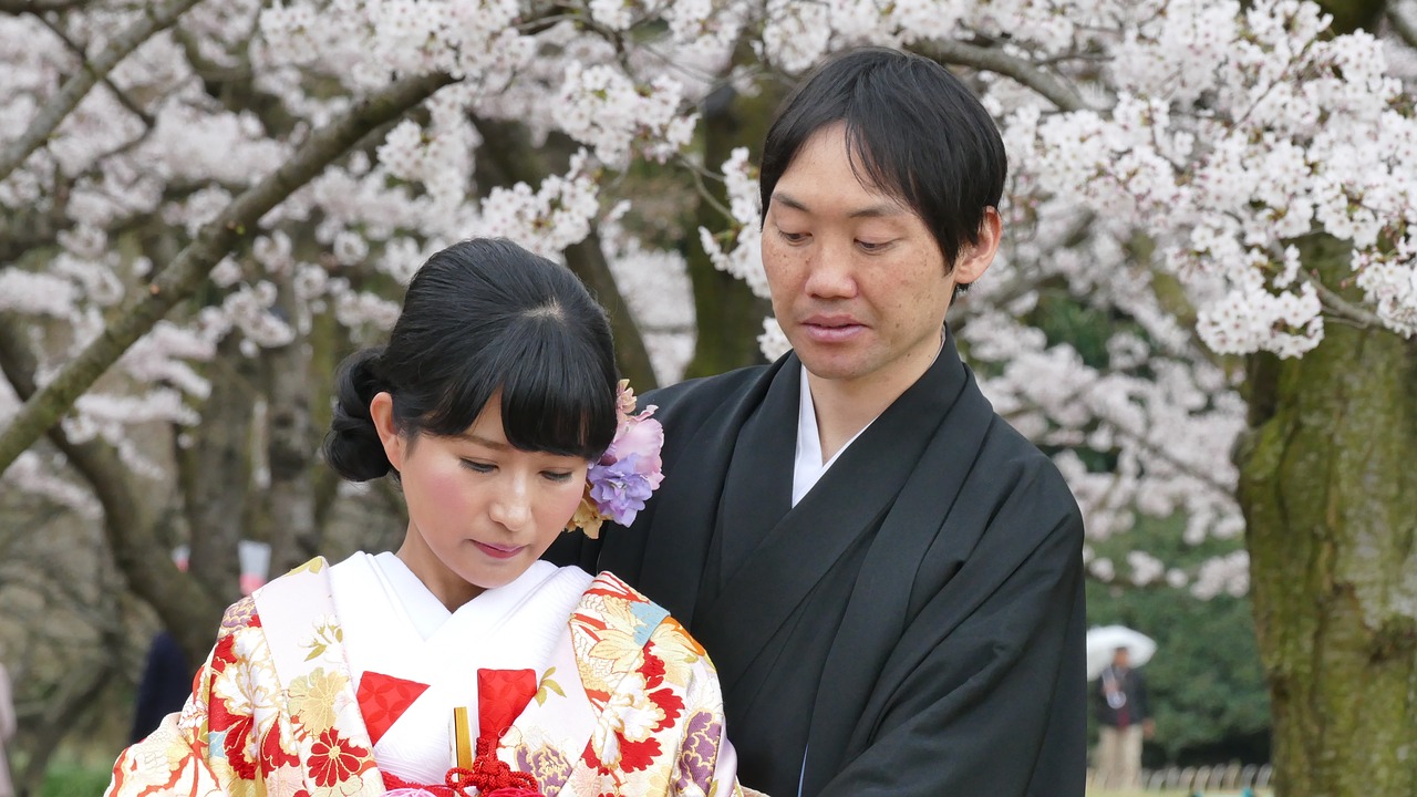 japan wedding spring free photo