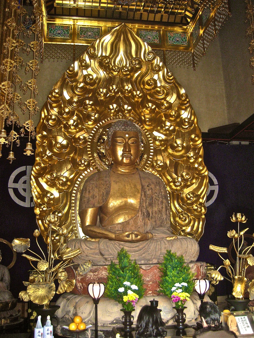 japan golden buddha religion free photo