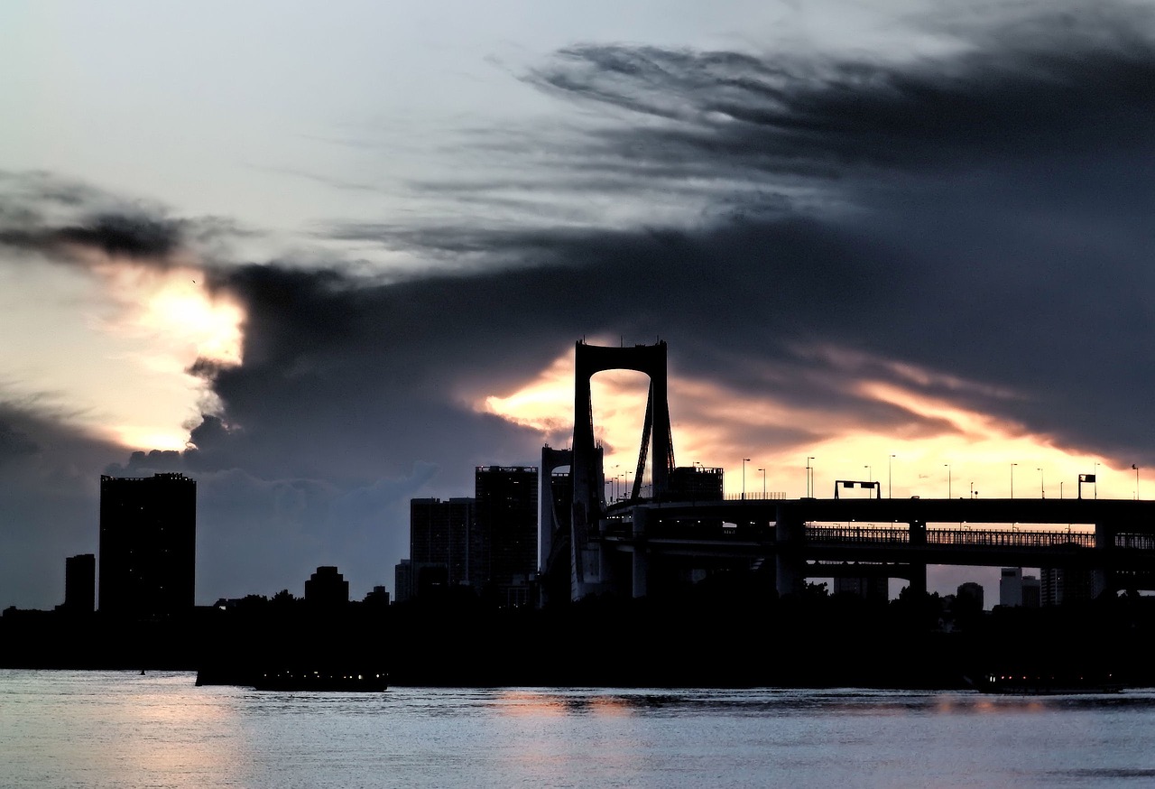 japan tokyo twilight free photo