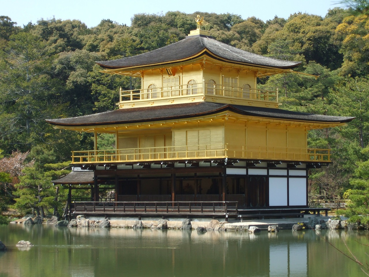 japan kyoto golden palace free photo