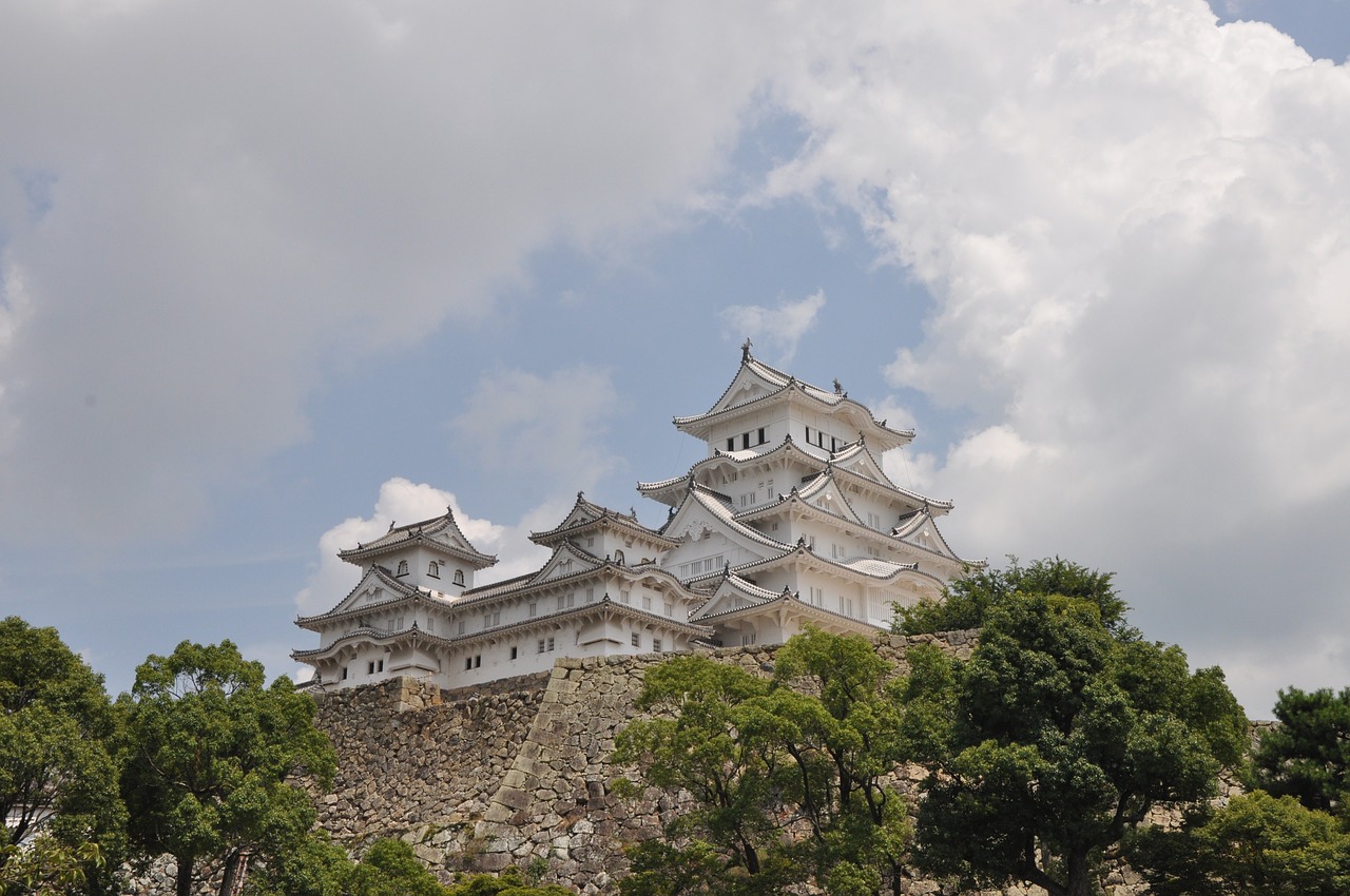 japan castle himeji free photo