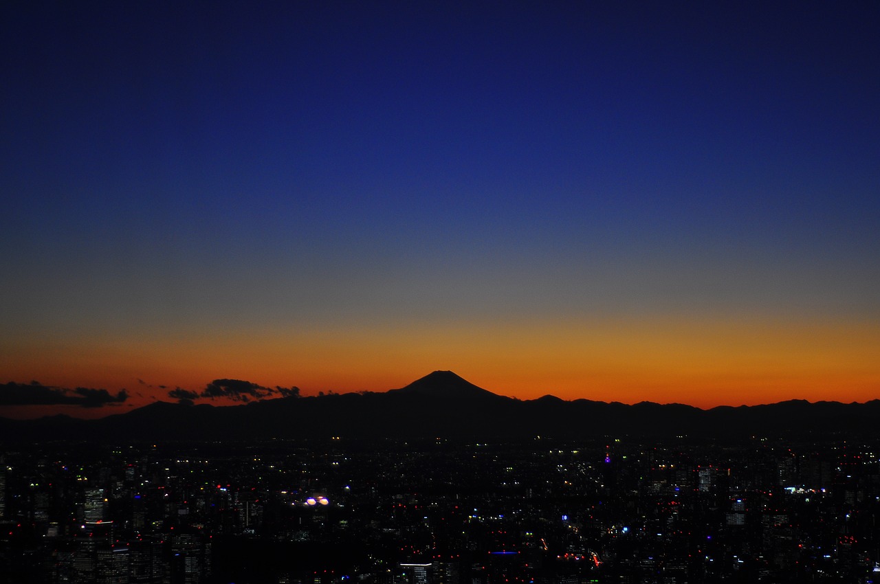 japan  mount fuji  skytree free photo