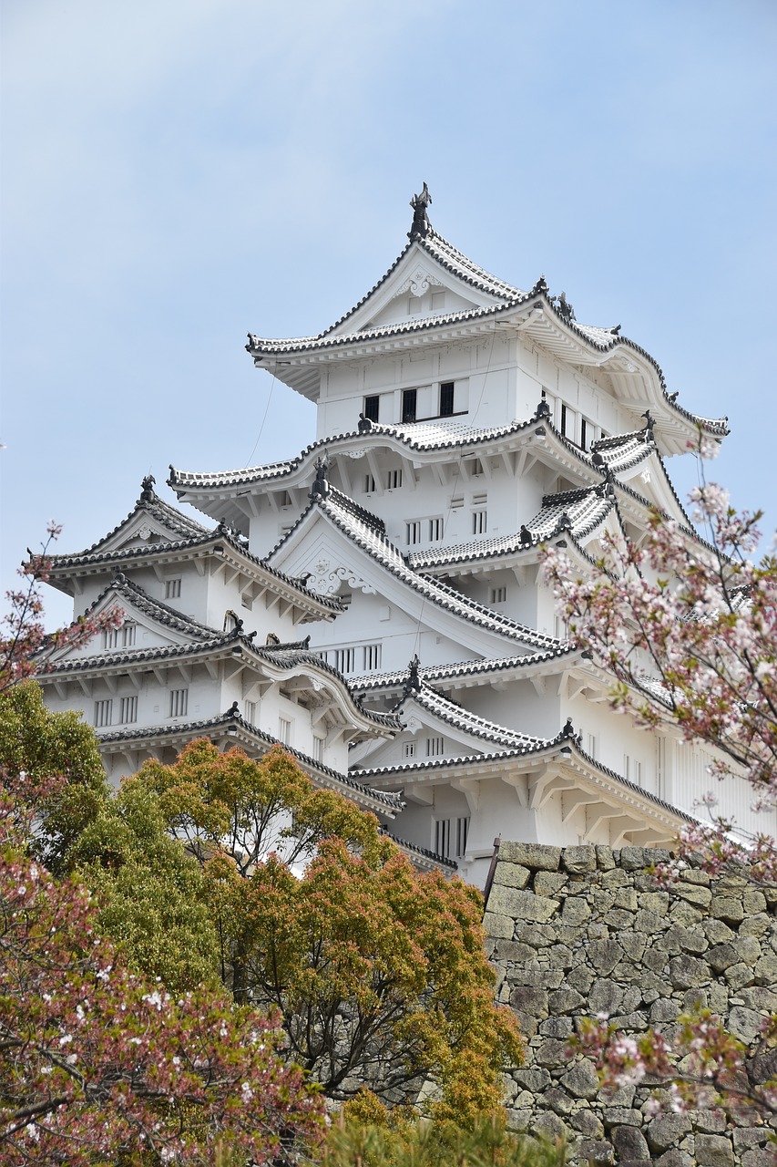 japan  himejii  castle himeji free photo