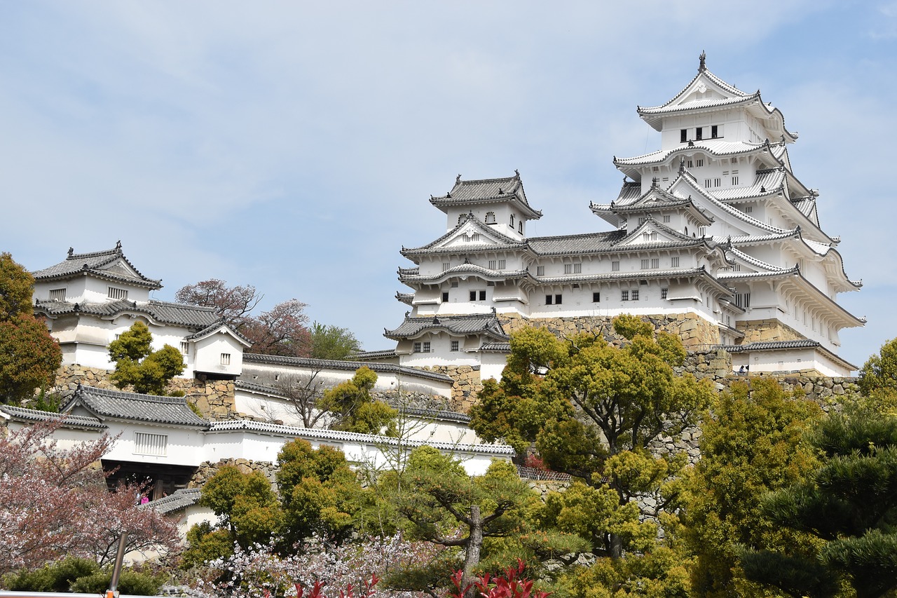 japan  castle himeji  tourism free photo