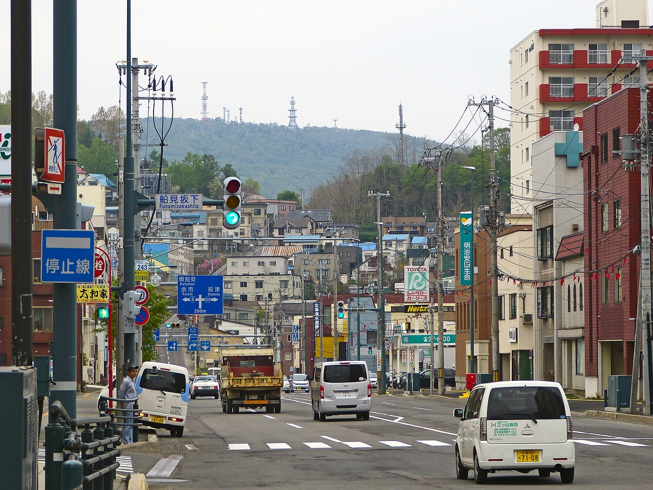 japan otaru road free photo