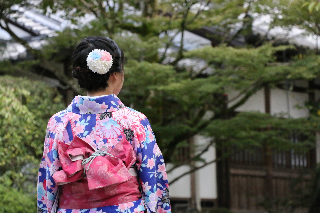 japan  kimono  figure free photo