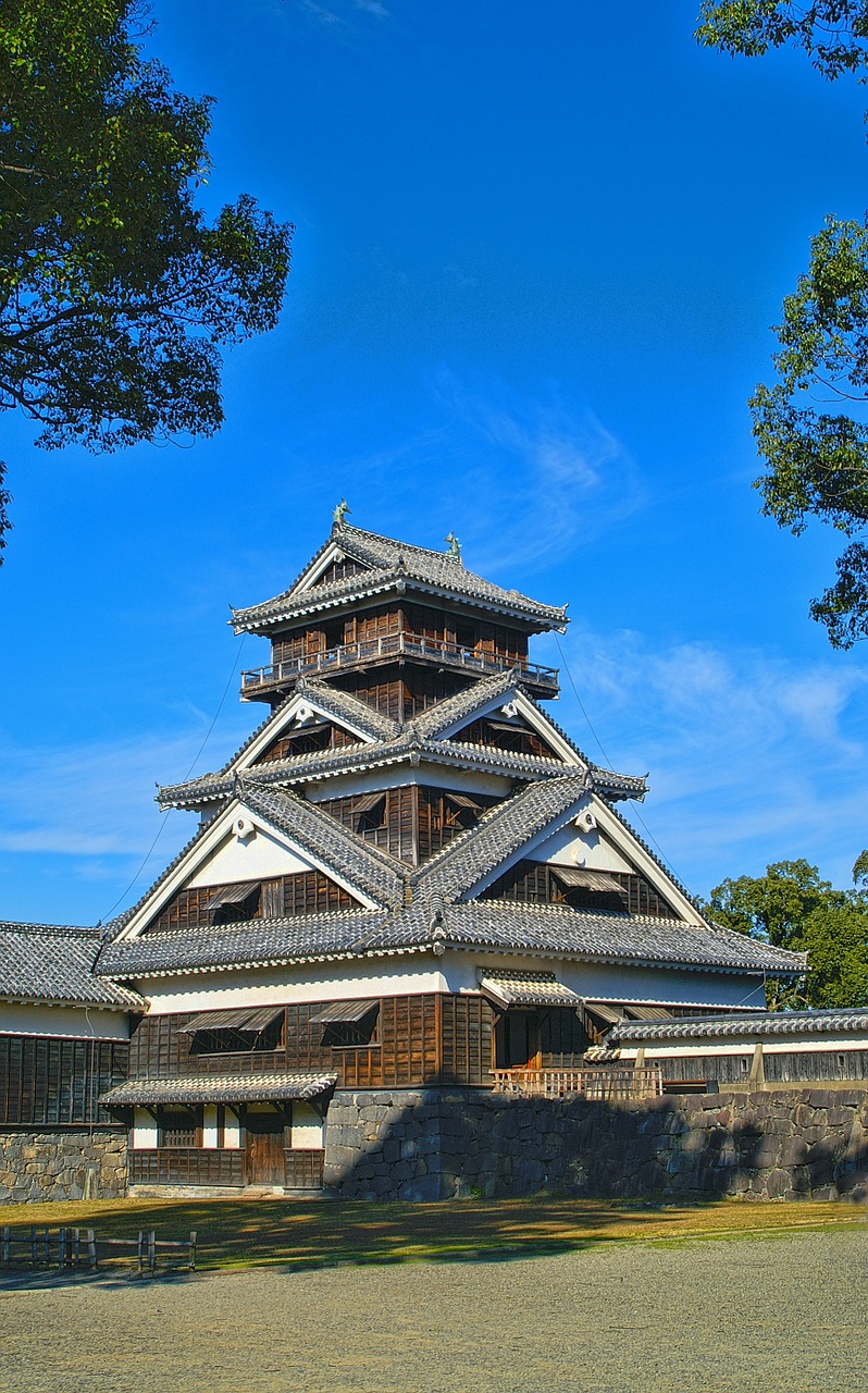 japan kumamoto castle free photo