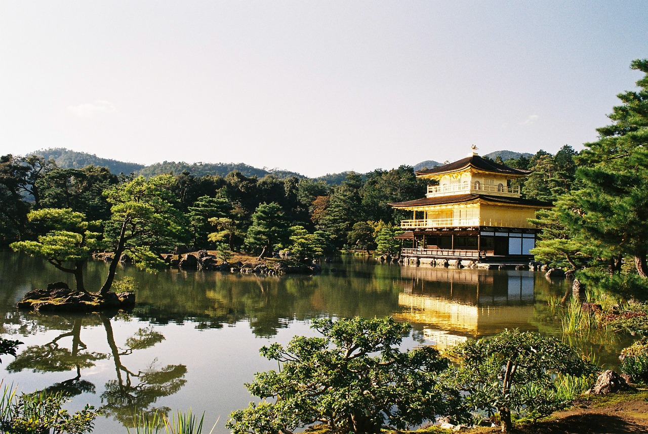 japan kyoto kinkakuji temple free photo