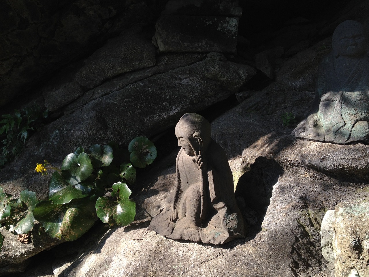 japan buddha statues artistic conception free photo