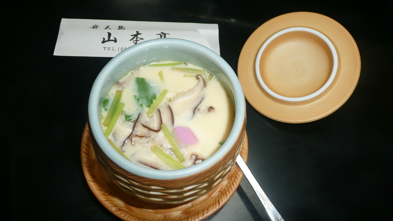 japan chawan mushi food free photo