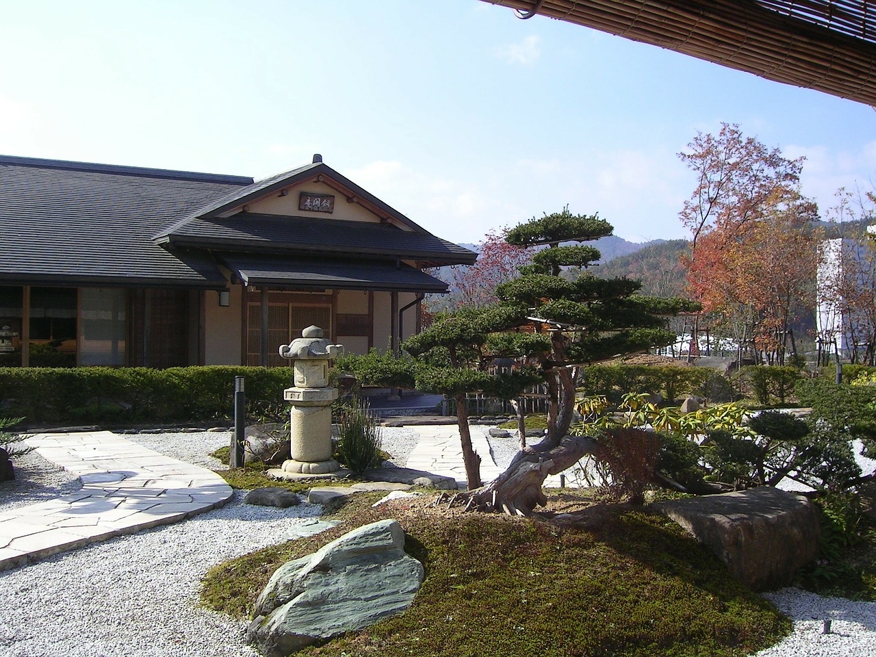 japan tea house garden free photo
