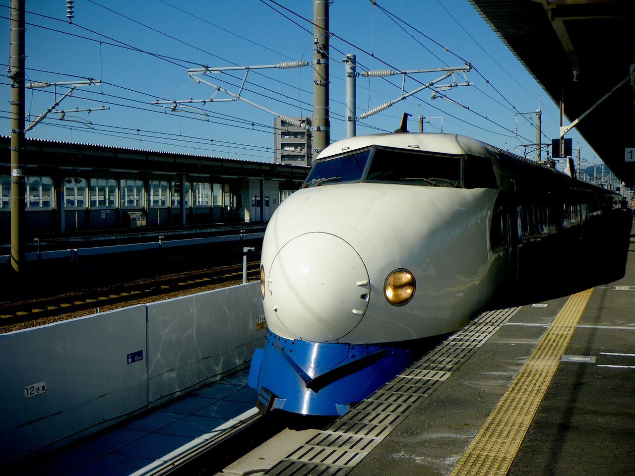 japan bullet train hikari free photo