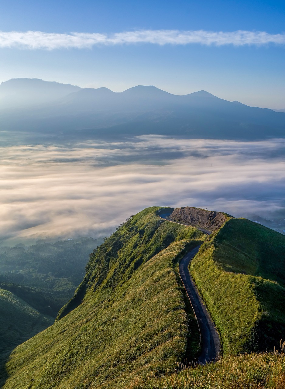 japan kumamoto caldera free photo