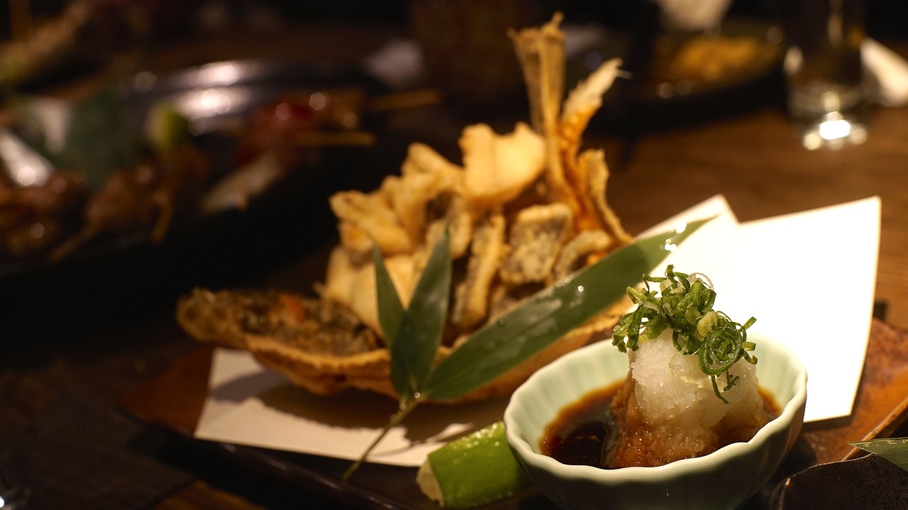 japan cuisine and the wind kaiseki free photo