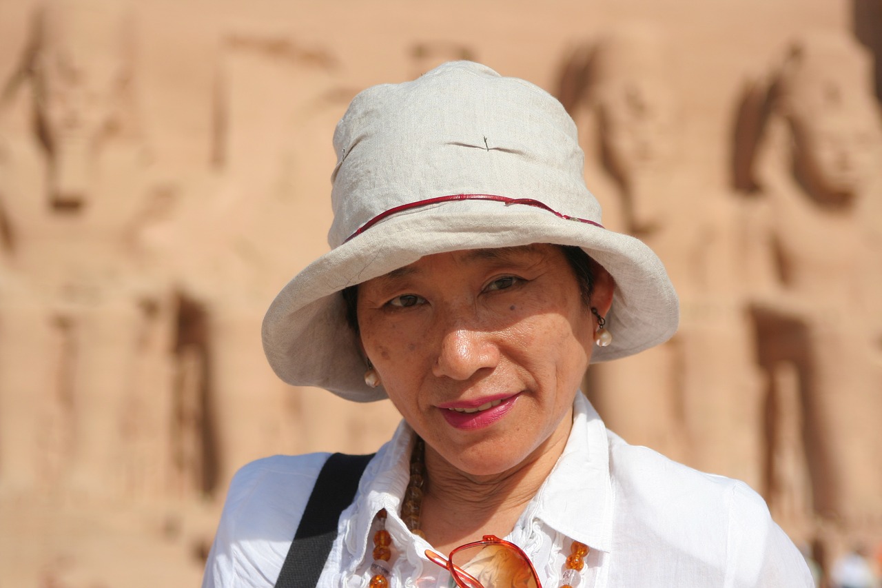 japanese woman egypt free photo