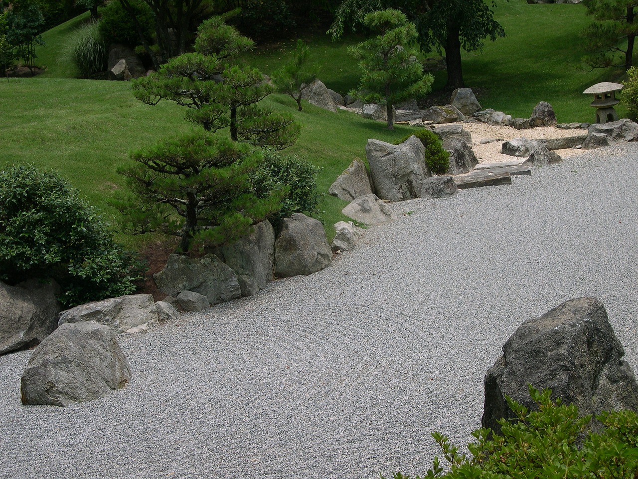 japanese garden landscape free photo