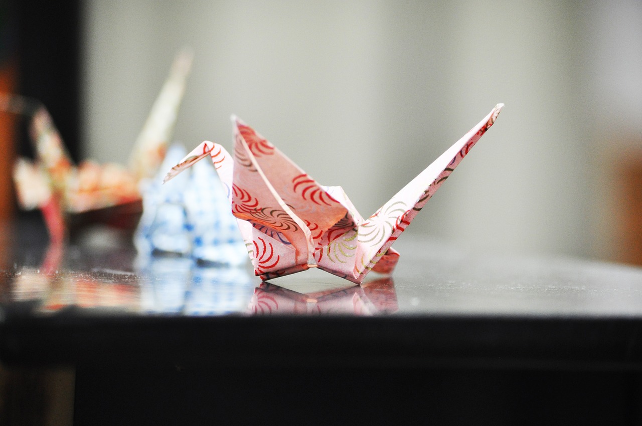 japanese  origami  paper free photo