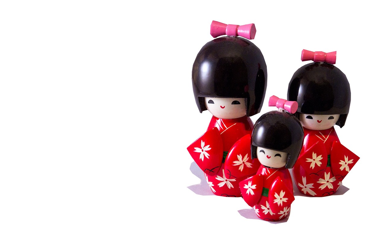 japanese dolls cut out japanese free photo