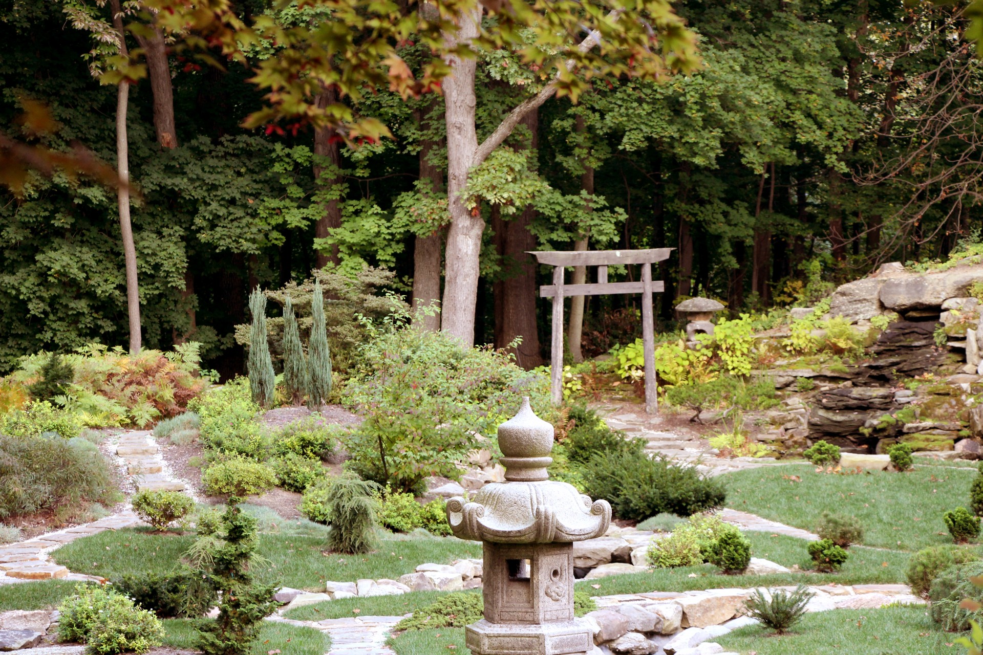Японский садик на даче фото