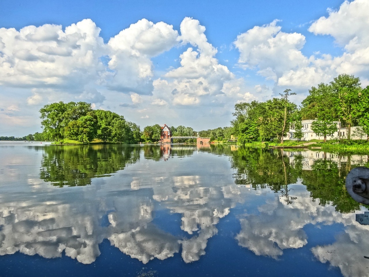 jaz walcowy lake water free photo