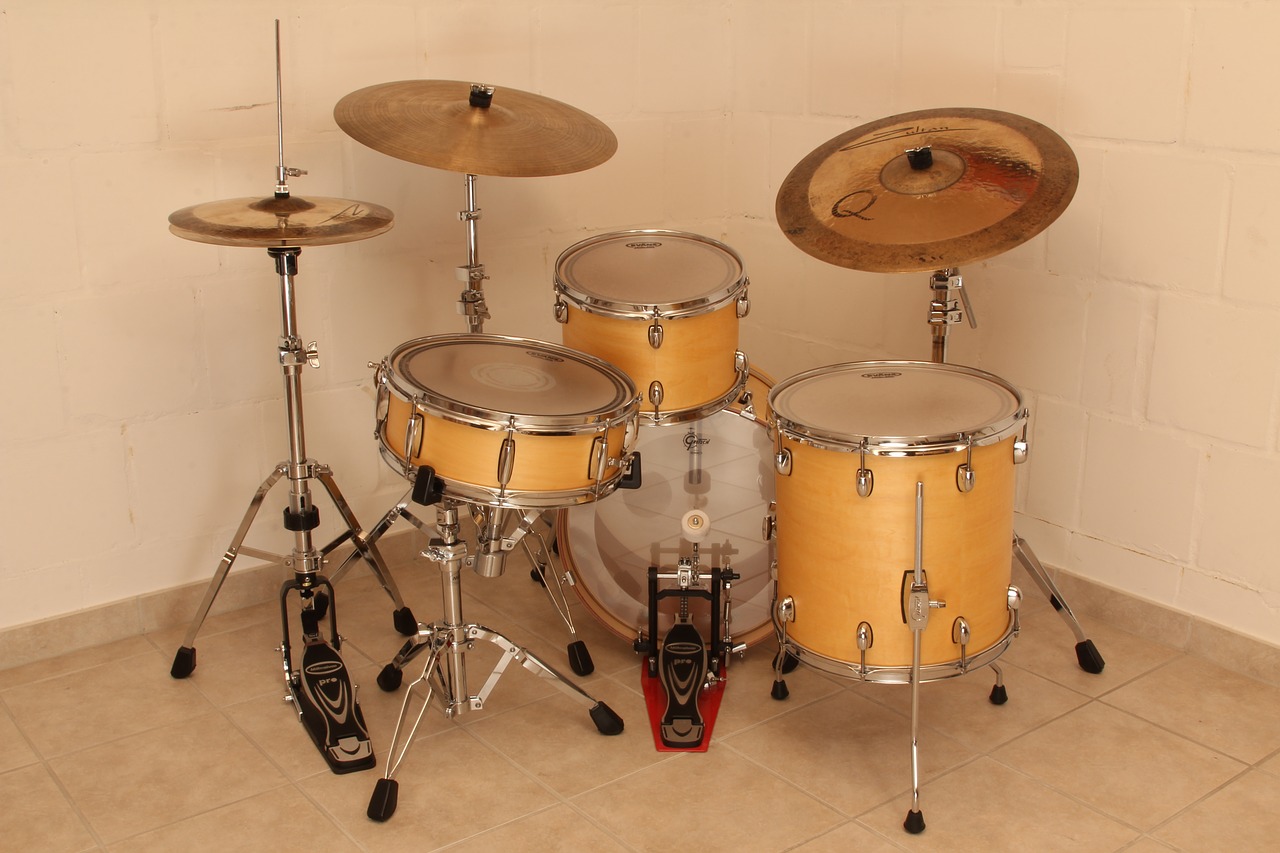 jazz drums percussion instrument free photo
