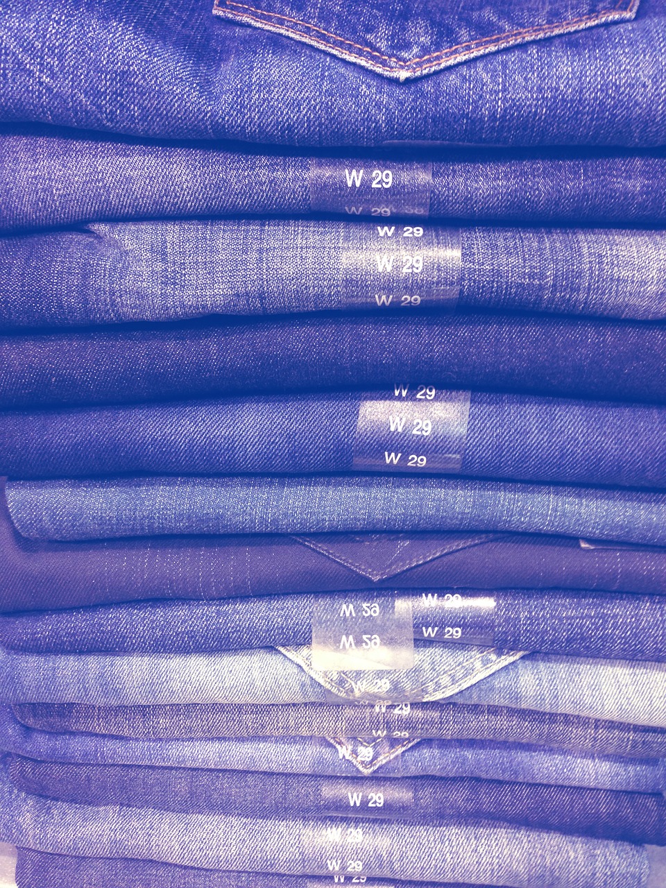 jeans jeans stack blue free photo